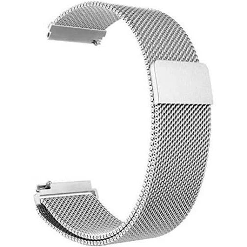 Pulseira Aço Inox 22mm Prata