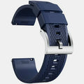 Pulseira Silicone 22mm Azul Esportivo
